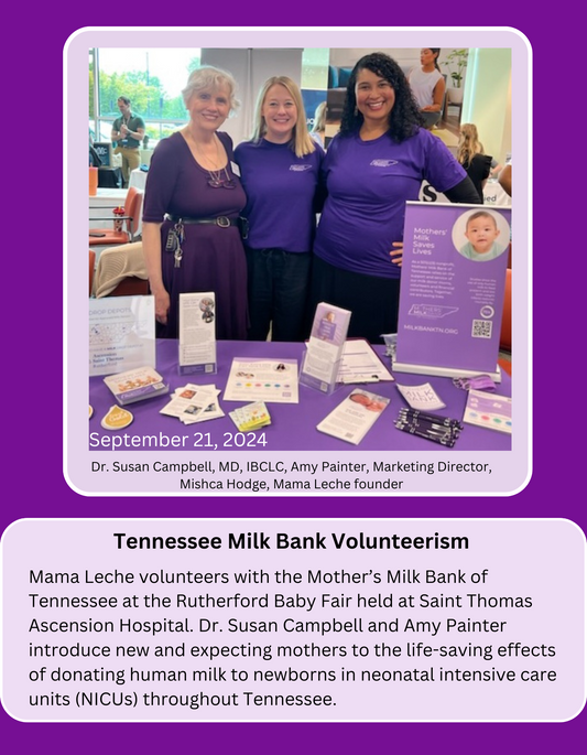 Tennessee Mother's Milk Bank Volunteerism